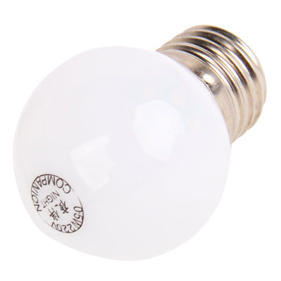 E27 0.5W Mini Night Light Bulb, 7 LED, 24LM, Day White Light, AC 220V(White)