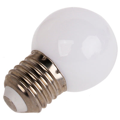 E27 0.5W Mini Night Light Bulb, 7 LED, 24LM, Day White Light, AC 220V(White)