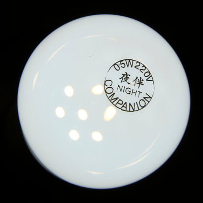 E27 0.5W Mini Night Light Bulb, 7 LED, 24LM, Day White Light, AC 220V(White)
