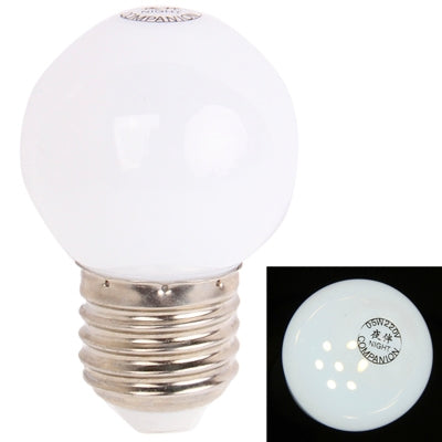 E27 0.5W Mini Night Light Bulb, 7 LED, 24LM, Day White Light, AC 220V(White)