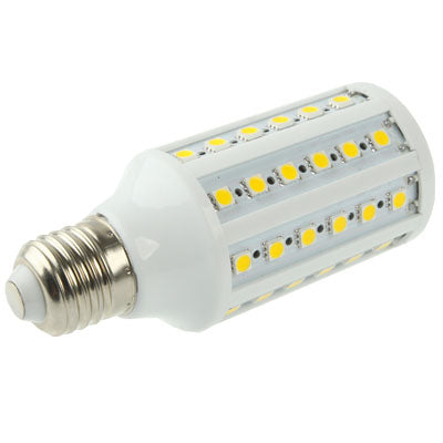 E27 10W 900LM Corn Light Bulb, 60 LED 5050 SMD, Warm White Light, AC 220V