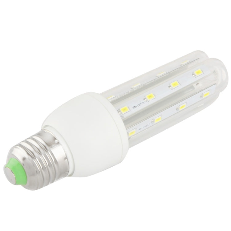 E27 12W 3U Energy Saving Lamp Bulb, 24 LED, White Light, AC 130-265V
