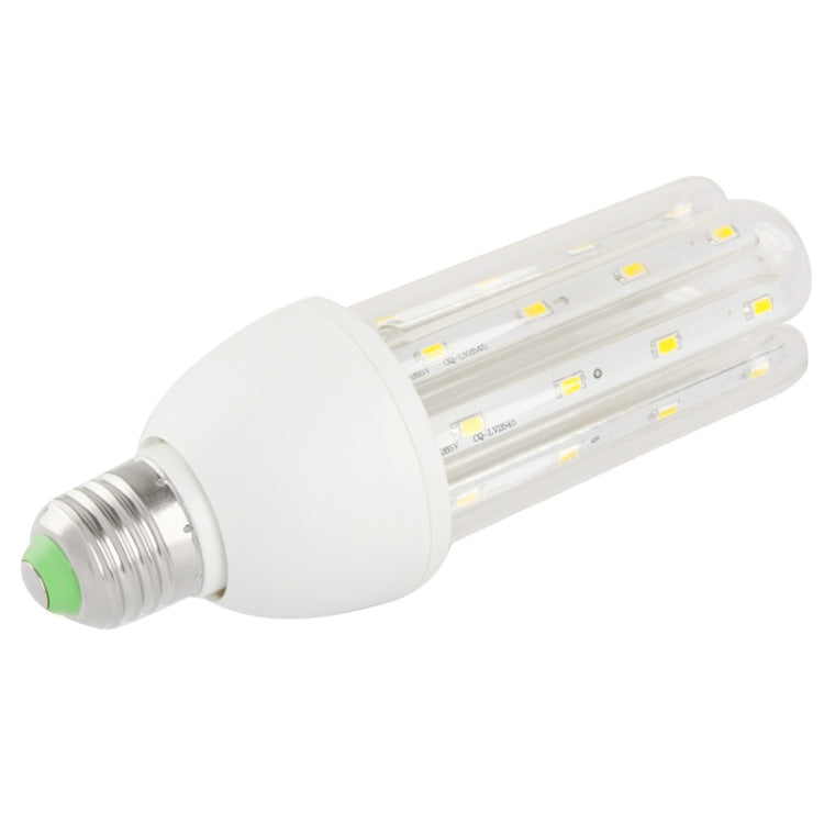 E27 18W 4U Energy Saving Lamp Bulb, 32 LED, Warm White Light, AC 85-265V
