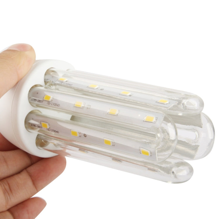 E27 18W 4U Energy Saving Lamp Bulb, 32 LED, Warm White Light, AC 85-265V