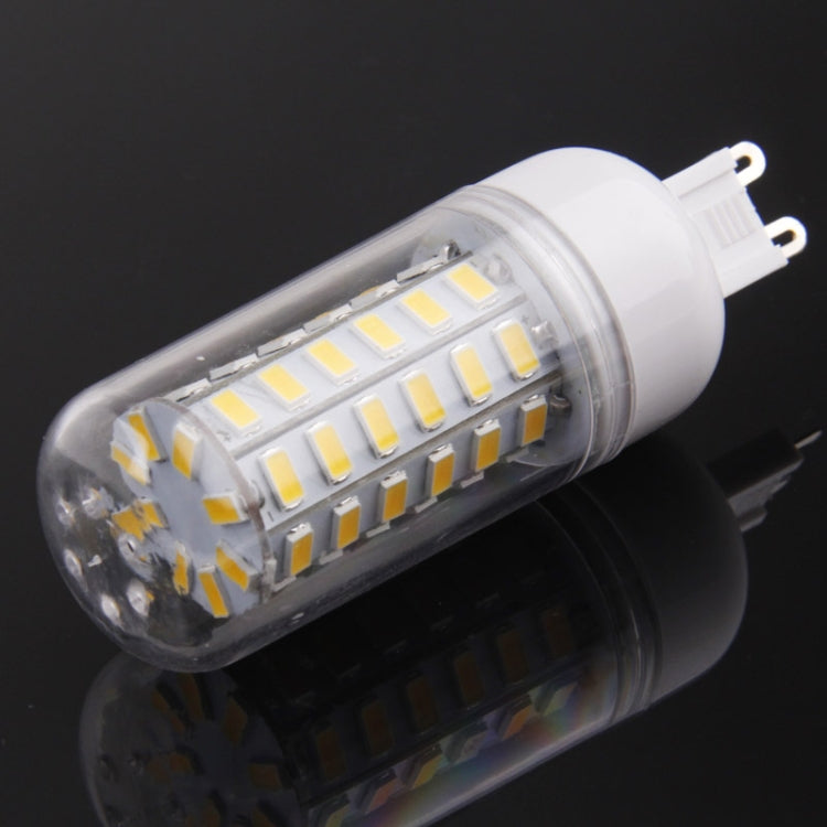 9W Warm White Corn Light Bulb, G9 56 LED SMD 5730, AC 220V