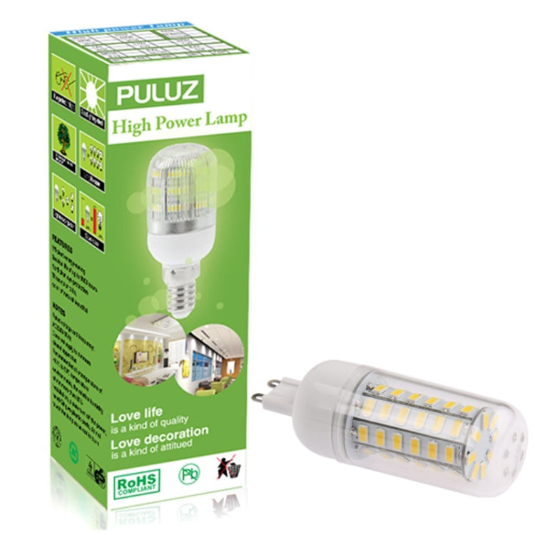 9W Warm White Corn Light Bulb, G9 56 LED SMD 5730, AC 220V