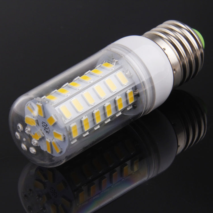 9W Warm White Corn Light Bulb, E27 56 LED SMD 5730, AC 220V