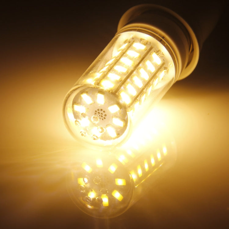 9W Warm White Corn Light Bulb, E27 56 LED SMD 5730, AC 220V