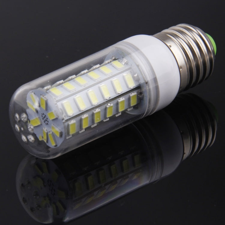 9W White Corn Light Bulb, E14 56 LED SMD 5730, AC 220V