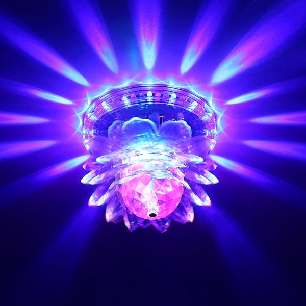Mini Lotus Stage Light Sunflower LED Stage Light for Party / Bar / DJ, 48 LED, RGB Light, Auto Rotating