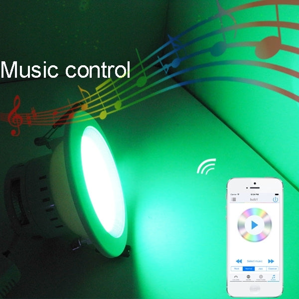 7.5W RGBW Warm White Wifi LED Downlight Dimmable Adjustable Remote Control Via Wireless Smartphone Phone App