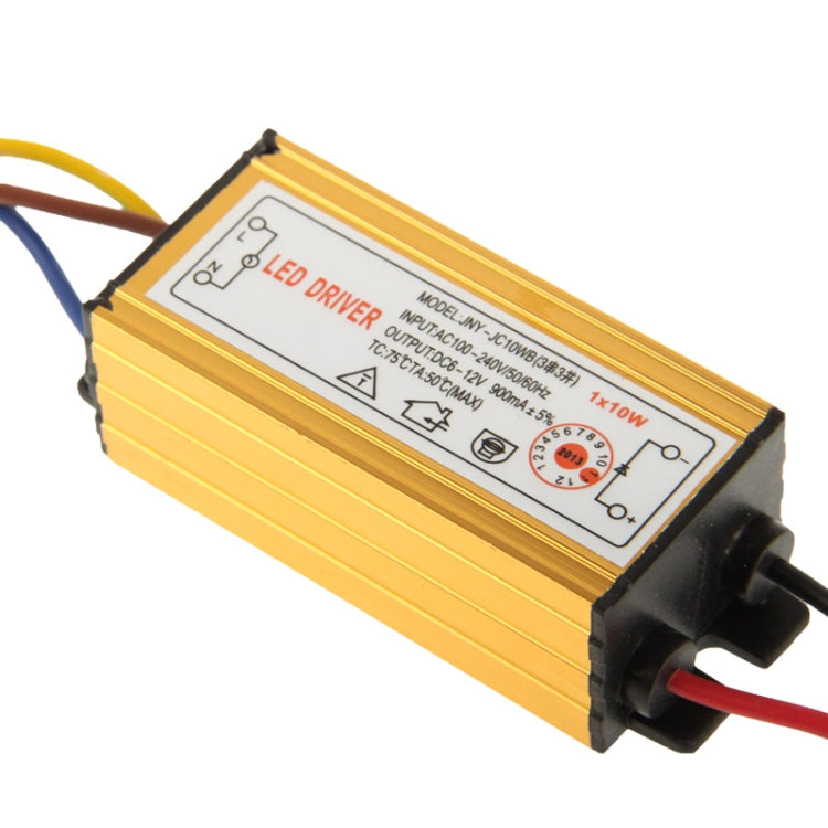 LED Driver for 1 x 10W LED Floodlight Lamp, Input Voltage: AC 100-240V