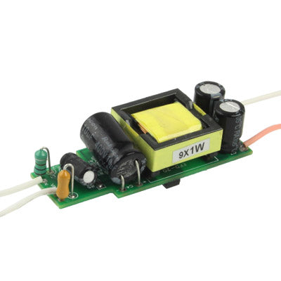 9W LED Driver for AC 220V 9 x 1W Light Bulb