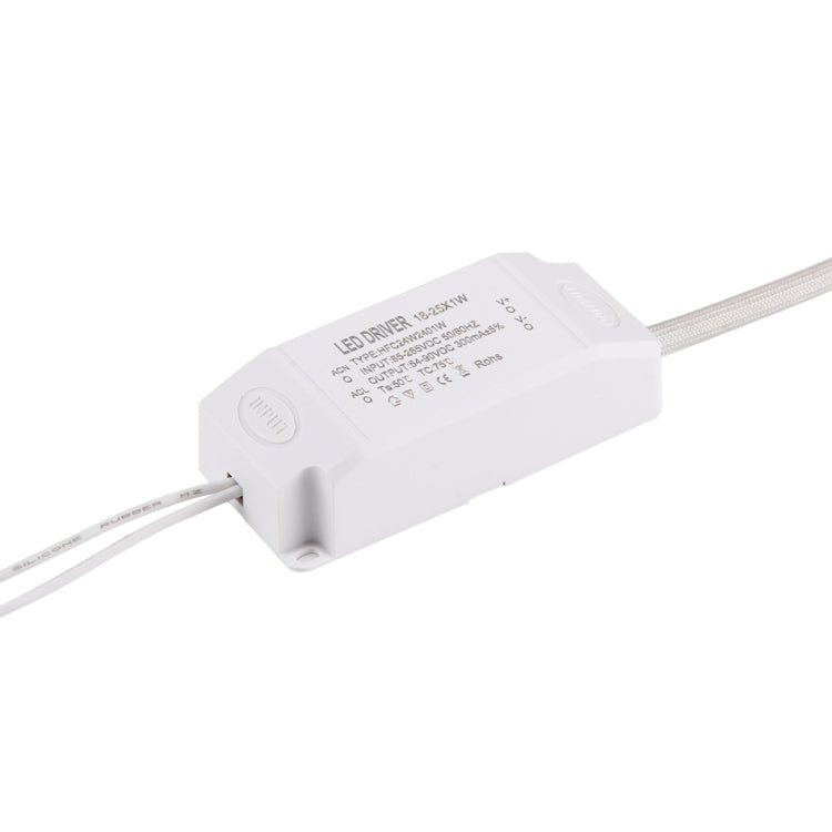 18-25W LED Driver for AC 85-265V (18-25) x 1W Light Bulb