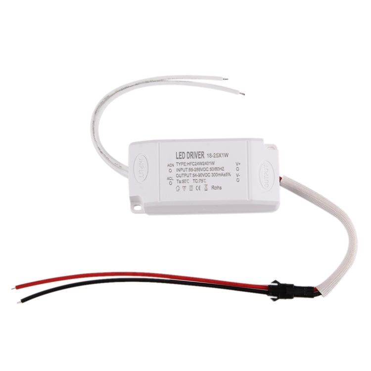 18-25W LED Driver for AC 85-265V (18-25) x 1W Light Bulb