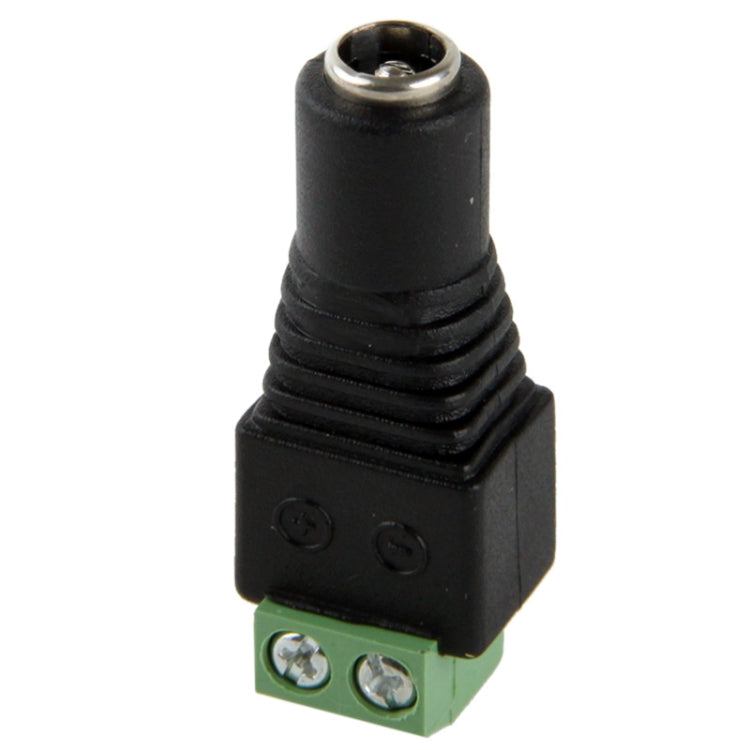 5.5mm x 2.1mm DC Power Female Jack to 2 Conductor Screw Down Connector for LED Light Controller