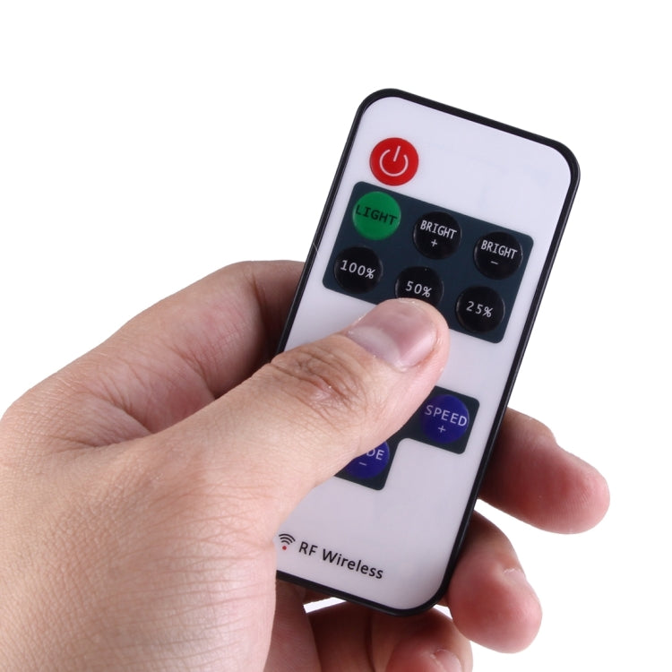 Mini LED Controller for 3528 / 5050 SMD LED Strip Light with RF Remote Control, DC 5-24V / 12A
