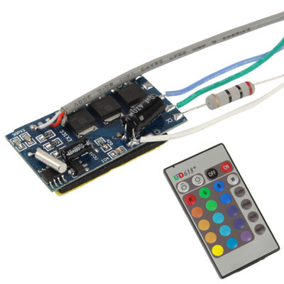 10W RGB LED Controller with Remote Control for Floodlights, DC 10.8V
