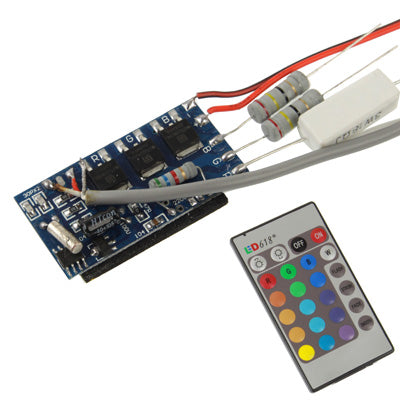 30W RGB LED Controller with Remote Control for Floodlights, DC 36V