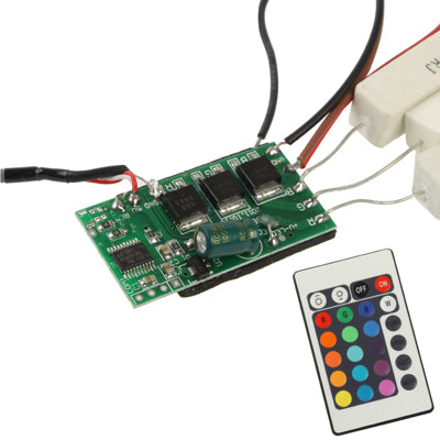 20W RGB LED Controller with Remote Control for Floodlights, DC 12V
