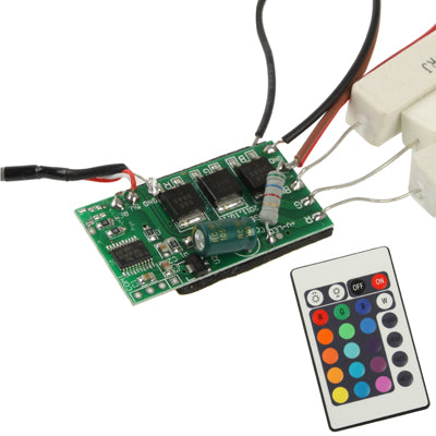 30W RGB LED Controller with Remote Control for Floodlights, DC 12V
