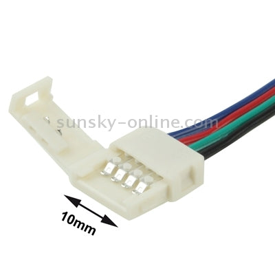 10mm PCB FPC Connector Adapter for SMD 5050 RGB LED Stripe Light, Length: 16cm