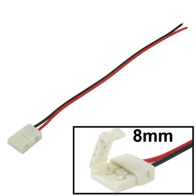 8mm PCB FPC Connector Adapter for SMD 3528 LED Stripe Light, Length: 16cm