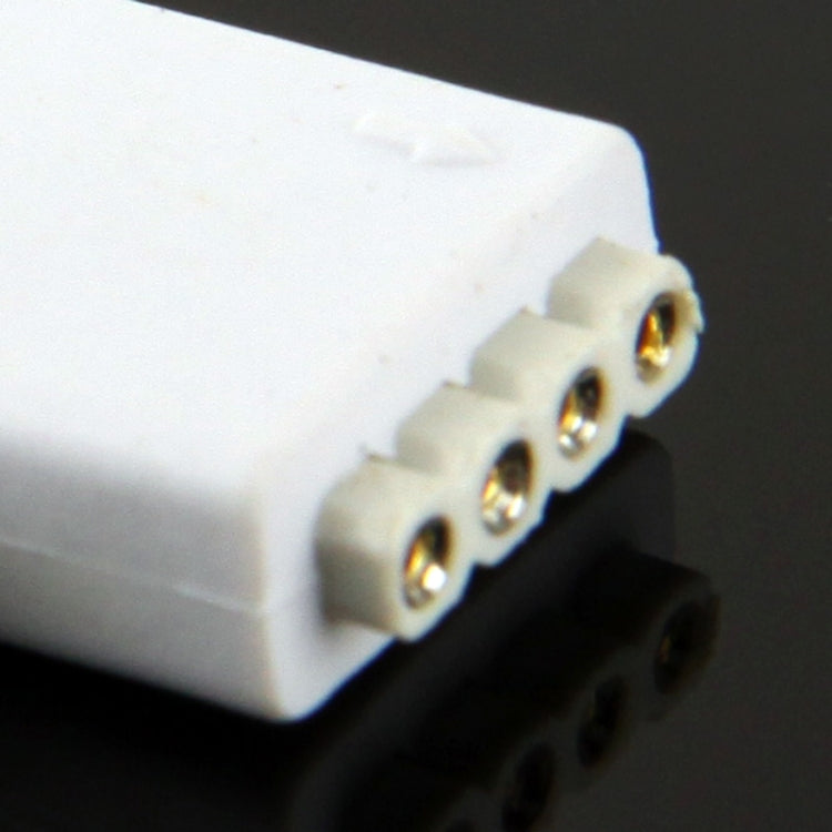 4 Pin 3 Way T Shape Female Connector for RGB LED Flexible Strip