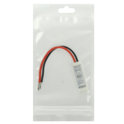 3 Keys Mini Controller Dimmer for 3528 / 5050 SMD RGB LED Strip Light, DC 12V, Size: 40 x 12 x 4mm