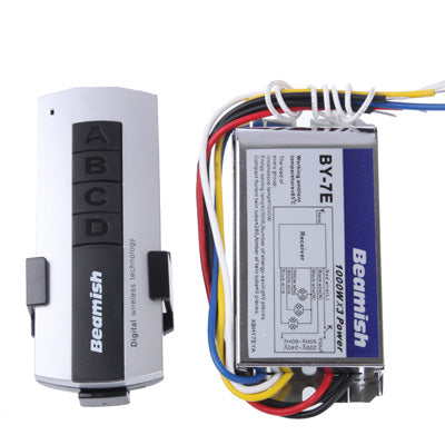 3 Groups RF Wireless Remote Control Light Switch, Power: 3 x 1000W