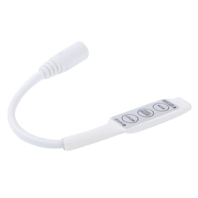 3 Keys Mini Controller Dimmer for 3528 / 5050 SMD RGB LED Strip Light with DC Connector, DC 12V