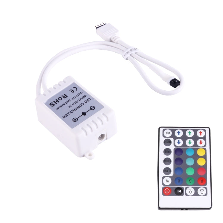 28-Key IR Remote Controller for LED Light Strip(White)