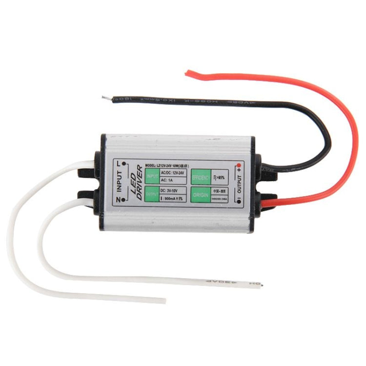 LZ12-24V 10W Waterproof LED Driver, AC/DC 12-24V