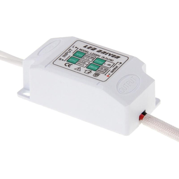 LZ220V (5-7) x 1W Plastic Cover LED Driver, AC 85-265V