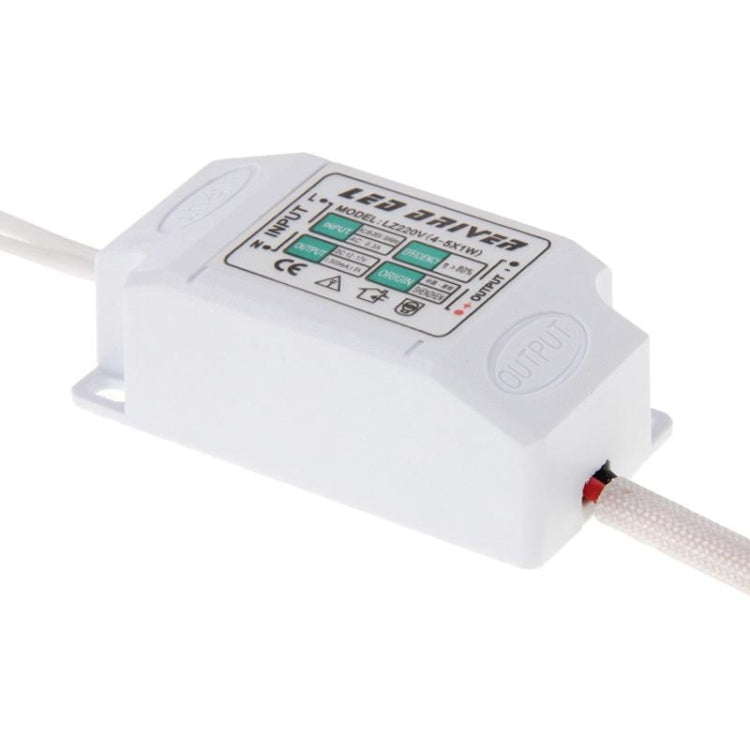 LZ220V (4-5) x 1W Plastic Cover LED Driver, AC 85-265V