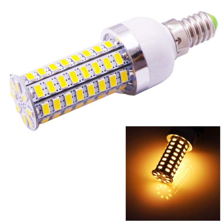E14 6.0W 520LM Corn Light Bulb, 72 LED SMD 5730, W