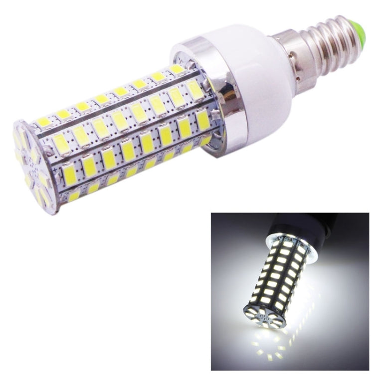 E14 6.0W 520LM Corn Light Bulb, 72 LED SMD 5730, W