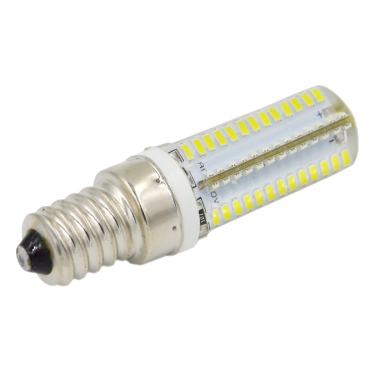 E14 5W 400LM 104 LED SMD 3014 Silicone Corn Light Bulb, AC 220V