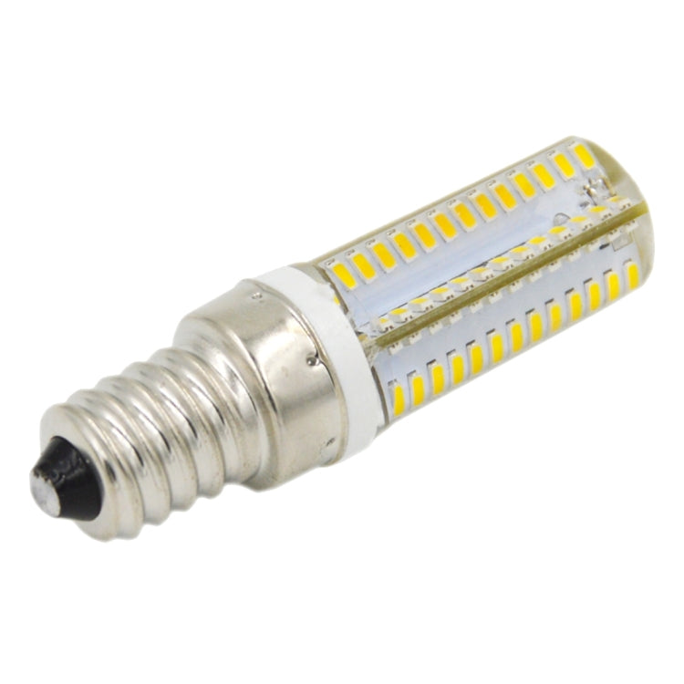 E14 5W 400LM 104 LED SMD 3014 Silicone Corn Light Bulb, AC 220V