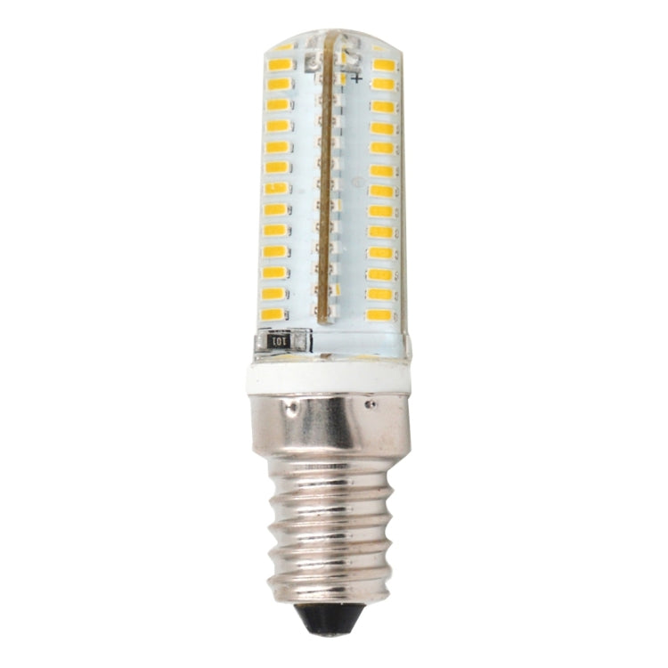 E14 5W 400LM 104 LED SMD 3014 Silicone Corn Light Bulb, AC 220V
