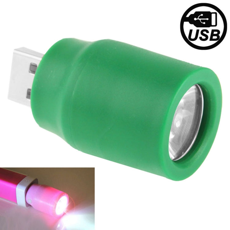 1W USB Day White LED Light Bulb with Switch, USB Connector