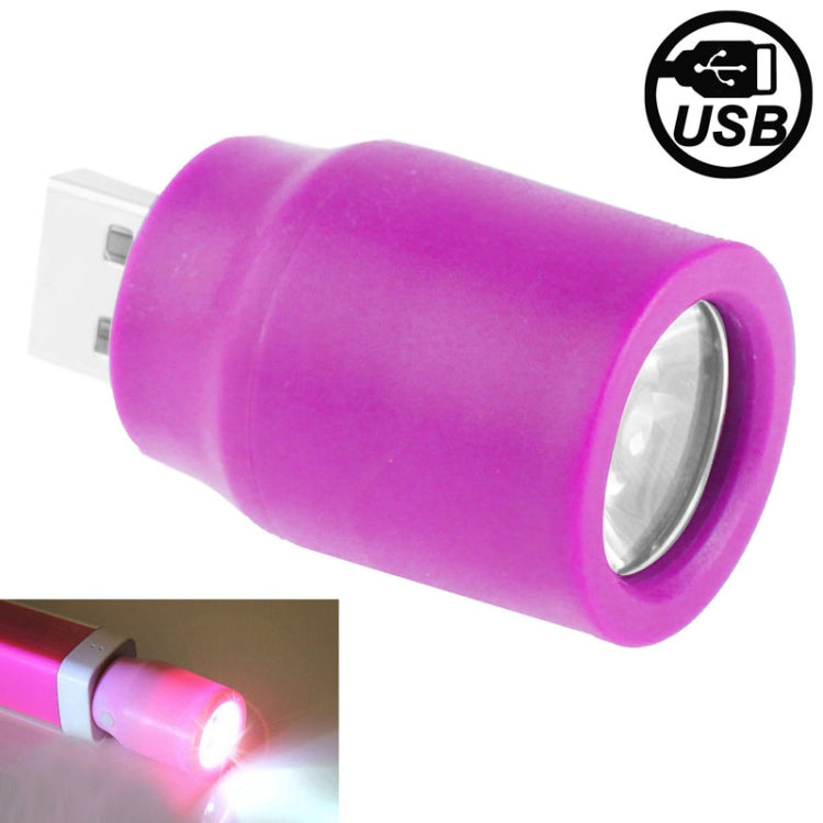 1W USB Day White LED Light Bulb with Switch, USB Connector
