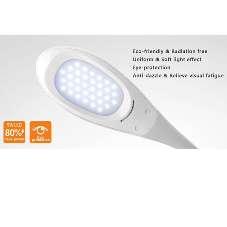 5W USB Charging Multi-function RGB Color 3 Dimmable Levels Night Light, 34 LEDs Changeable LED Table Lamp Eye-protection Touch Control, DC 5V 1A