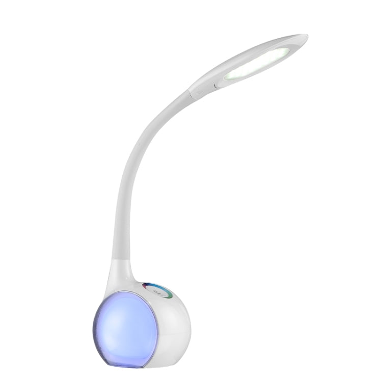 5W USB Charging Multi-function RGB Color 3 Dimmable Levels Night Light, 34 LEDs Changeable LED Table Lamp Eye-protection Touch Control, DC 5V 1A