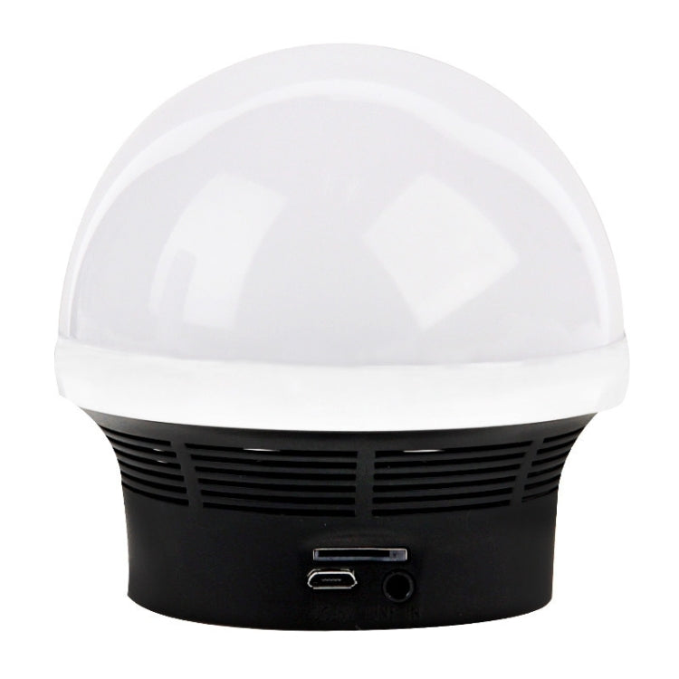 SARDiNE A3 Color Light Mushroom Desk Lamp Multifunctional Wireless Bluetooth Speaker , with Mic & LED Light, Support Hands-free Calls & TF Card & Card Reader Function