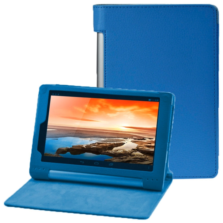 Litchi Texture Leather Case with Holder for Lenovo Yoga Tablet 8 / B6000