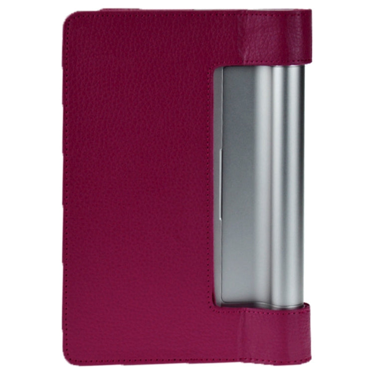 Litchi Texture Leather Case with Holder for Lenovo Yoga Tablet 8 / B6000