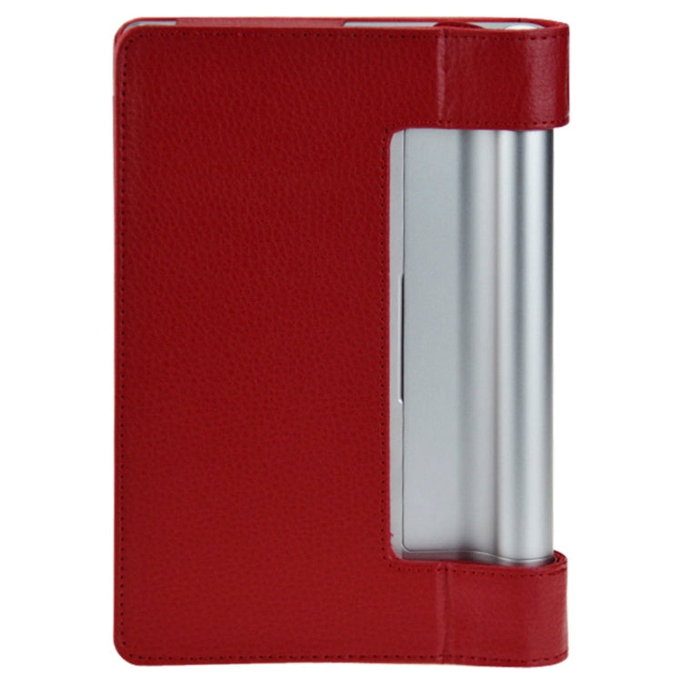 Litchi Texture Leather Case with Holder for Lenovo Yoga Tablet 8 / B6000