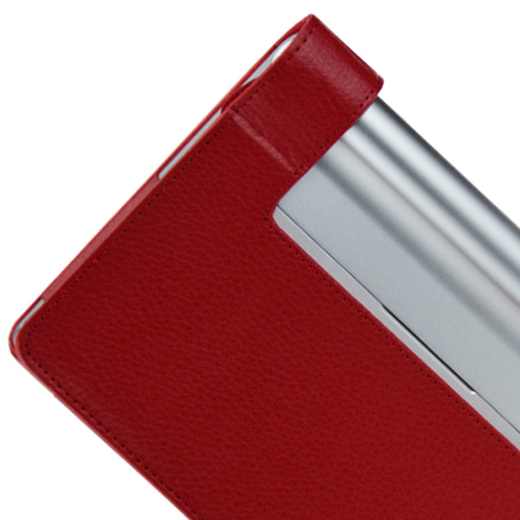 Litchi Texture Leather Case with Holder for Lenovo Yoga Tablet 8 / B6000