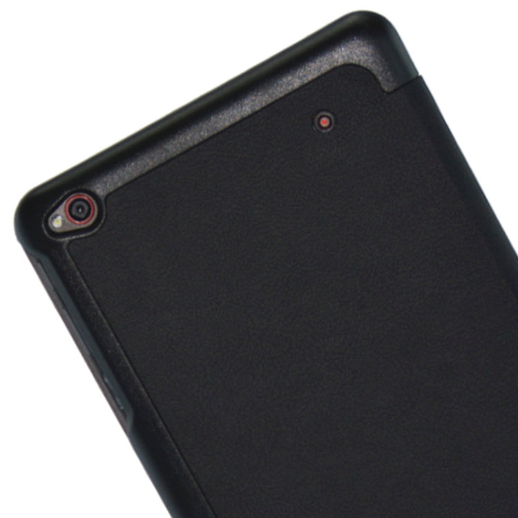 3-folding Custer Texture Voltage Flip Leather Case with Holder for Think Pad 8
